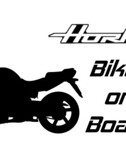 biker on board honda hornet