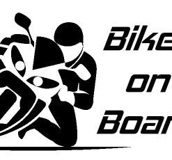 biker on board racer