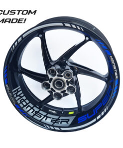 custom monster superveloce motorvelg sticker