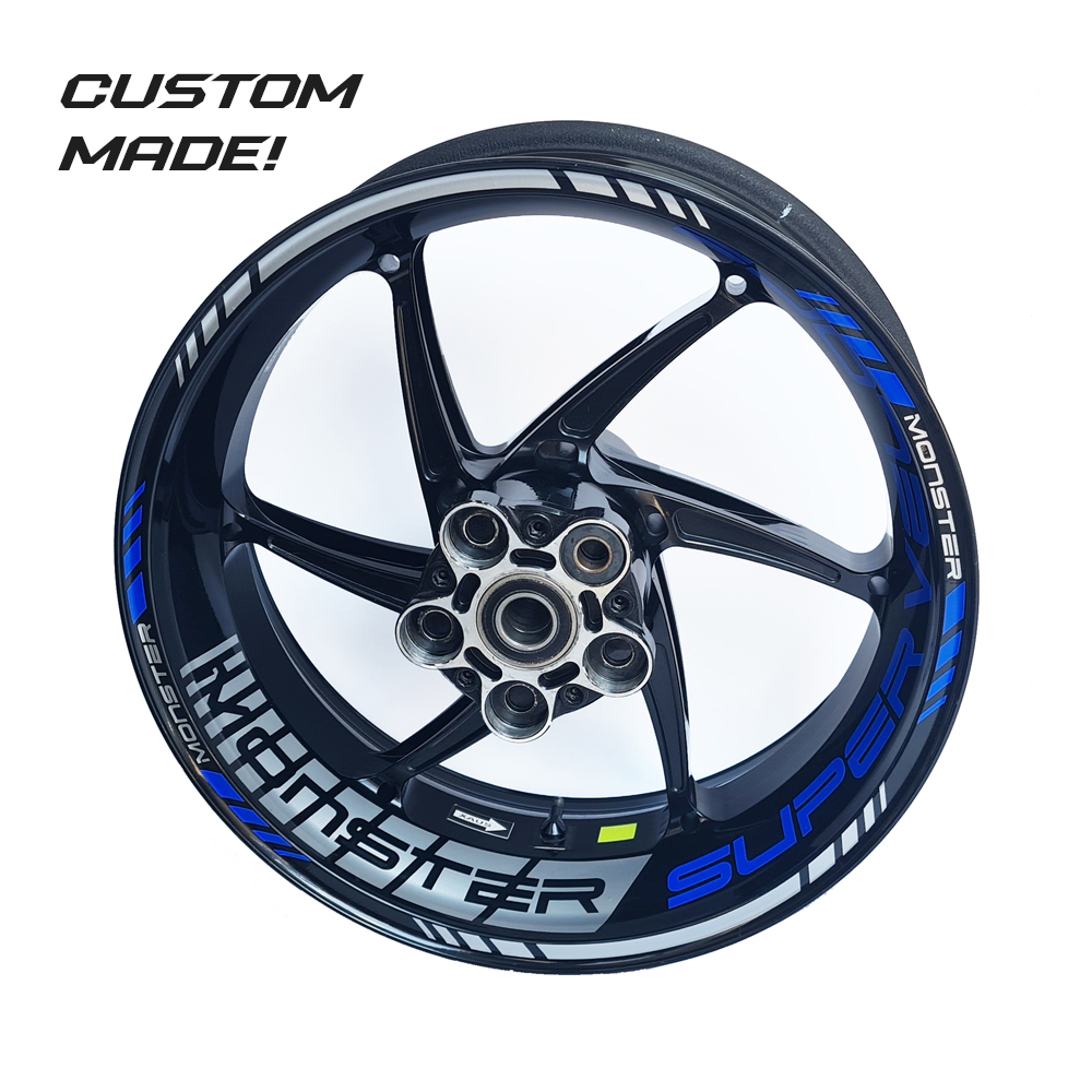 custom monster superveloce motorvelg sticker