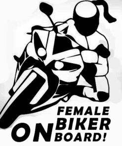 female biker on board 2