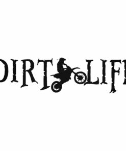 Dirt Bike Featuring Dirt Life Freestyle Racing Vinyl Decal Sticker  62202.1510990369