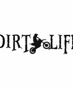 Dirt Bike Featuring Dirt Life Freestyle Racing Vinyl Decal Sticker  62202.1510990369