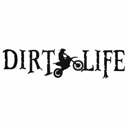 Dirt Bike Featuring Dirt Life Freestyle Racing Vinyl Decal Sticker  62202.1510990369