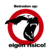 betreden op eigen risico waakhond