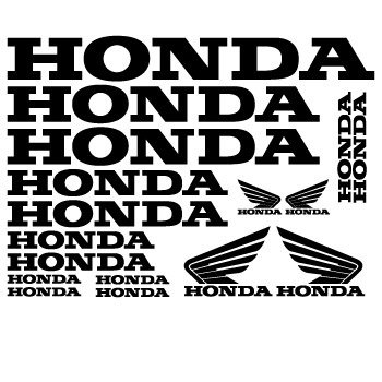 Stickerset Honda standaard