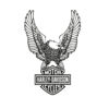 harley eagle sticker