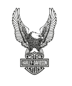 harley eagle sticker