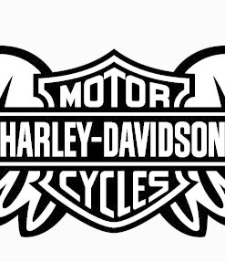 Harley Davidson sticker wings