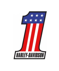 harley nummer 1 sticker