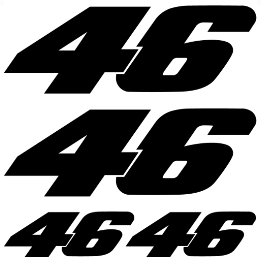 46 stickers