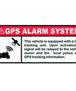 gps alarm systeem sticker