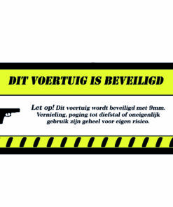 beveiligingssticker 9mm