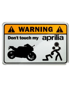 aprilia anti diefstal sticker