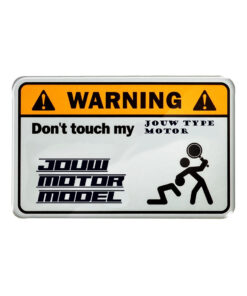 warning, op maat gemaakt