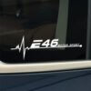 bmw e46 raamsticker
