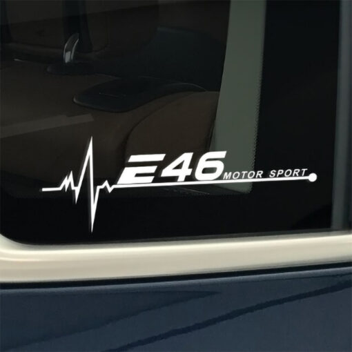 bmw e46 raamsticker