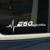 BMW e60 raamsticker