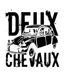 citroën deux chevaux vinyl sticker
