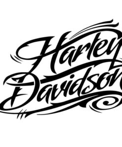 harley davidson signature sticker