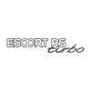 escort rs turbo sticker