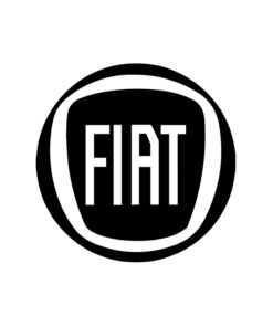 fiat logo sticker