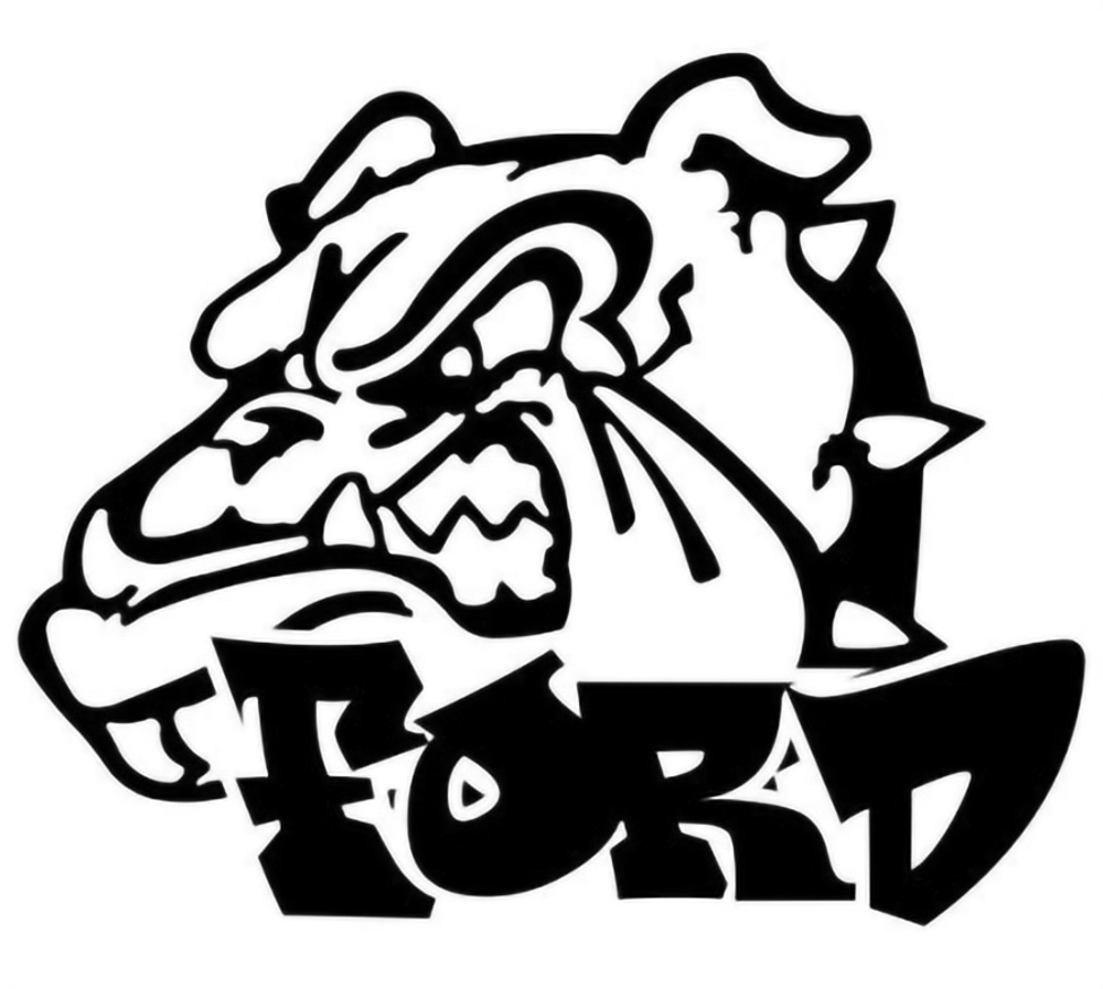 Ford Bulldog sticker
