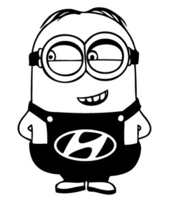 hyundai minion sticker