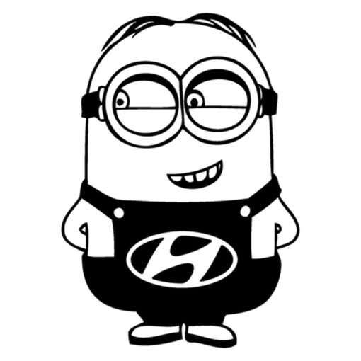 hyundai minion sticker