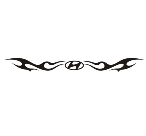 hyundai raamsticker