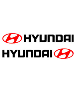 hyundai stickerset