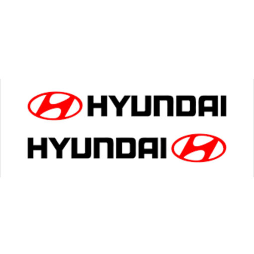 hyundai stickerset