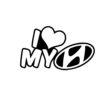 i love my Hyundai sticker