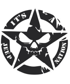 jeep nation sticker