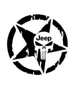 jeep skull sticker