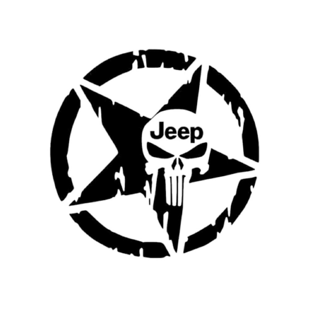 jeep skull sticker