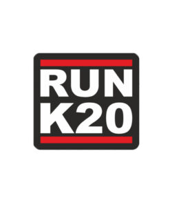 Run k20 honda sticker