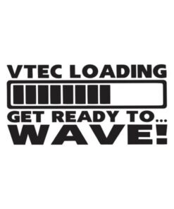 Honda vtec loading 2 sticker