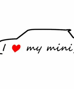 i love my mini sticker