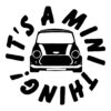 its a mini thing sticker