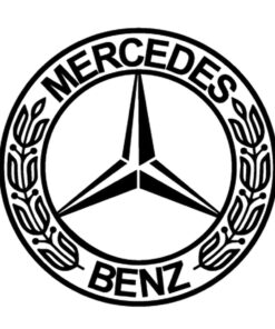 mercedes-benz logo sticker