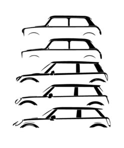 mini evolutie sticker