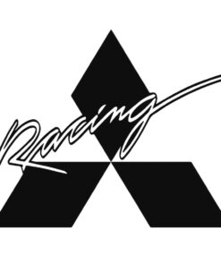 mitsubishi racing sticker