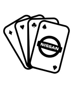 nissan kaarten stickers