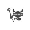 nissan sticker duiveltje