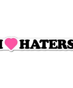 I love haters
