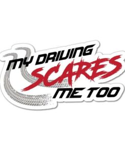 My driving scares me too
