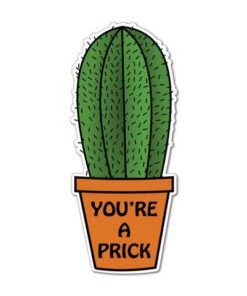 you're a prick