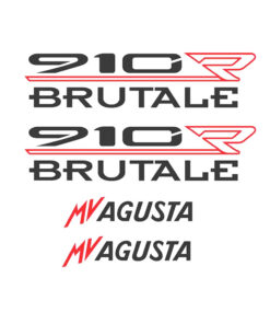 MV agusta 910 Brutale stickerset