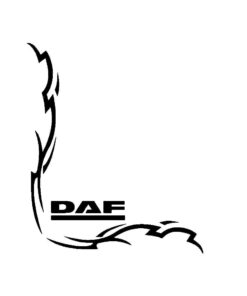 DAF raamstickers no.2